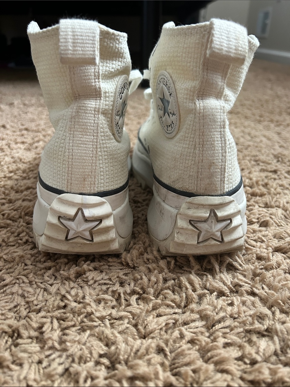 Converse chuck taylor Allstar Runstar hike high top platform sneaker size 7 - Picture 5 of 9